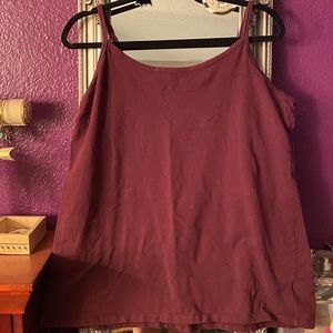 TORRID cranberry undershirt